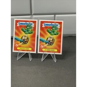 TMNT Teenage Mutant Ninja Turtles Spoof 2 Card Set Garbage Pail Kids 2016